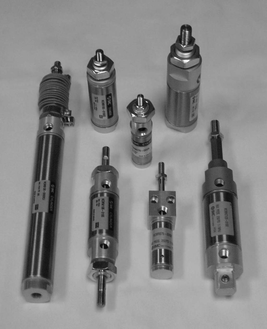 ir Cylinder: tandard/on-rotating Rod Double cting/ingle cting, ingle Rod/Double Rod eries CM ø3/4", ø7/8", ø1 1/16", ø1 1/4", ø1 1/2", ø2" 1