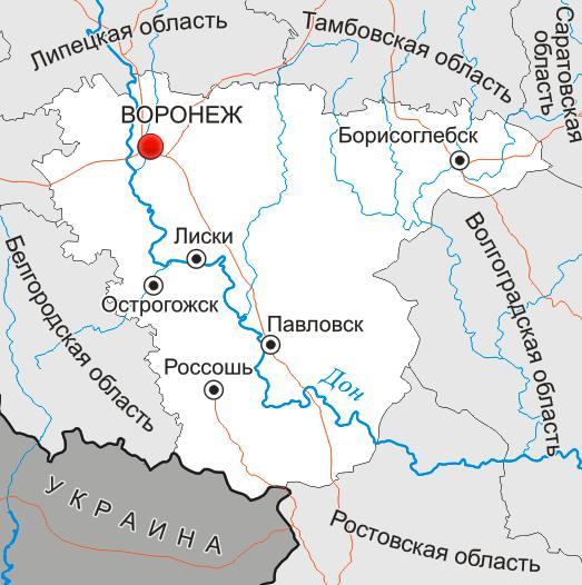 보르네슈주의반경 960km에러시아인구중 50% 와우크라이나인 40% 가거주하고있다. < 그림 3> 돈강 돈강 (Река Дон ) 은러시아의강중하나로서, 모스크바의남동쪽의툴라에서부터보로네 슈주로향해남서쪽의아조프해로향한다.