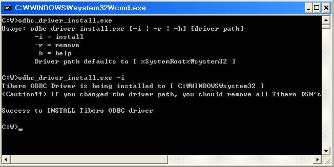 1.2. Tibero ODBC Driver 연동 1.2.1. Tibero ODBC Driver 확인 Window 용 Tibero ODBC 설치를위해서는 tbodbc_install.zip 파일이필요하며해당파 일은담당자에게요청하여젂달받을수있다. tbodbc_install.zip 파일 odbc_driver_install.