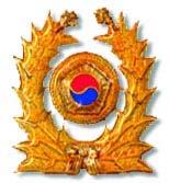 The active service period prescribed by law is 26 months. 2. The Korean Army Emblem CULTURAL NOTES The picture to the left is the emblem of the Korean army.