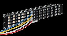 12 13 LSC&S Simple TM Solution Category 6A Solutions Category 6 Solutions Category 5e Solutions Voice & Telephone Work Area & Empty Solution Category 6A Patch Panel LSPPUC6A24PMDWMERI 24Port Category