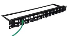 Fiber Solutions CATV Solutions Rack & Raceway FastNet TM Solutions Simple TM Warranty Products & System Category 6 Patch Panel LSPPUC624PWMERI 24Port Category 6 Unshielded Module type Patch panel of