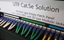 Fiber Solutions CATV Solutions Rack & Raceway FastNet TM Solutions Simple TM Warranty Products & System Benefit Category 5 Enhanced 의고성능및광대역전송 TIA/EIA 568C.2(or 568B), IEEE802.