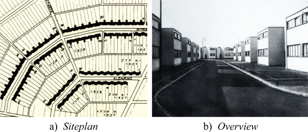 발터 그로피우스의 작품에 반영된 독일 근대 주거의 계획쟁점 19 Figure 25. Symmetric Plot Arrangement of Housing Estate Törten Source. Droste, M. (1990). p. 138, p. 132. Figure 24. High-rise Apartment in Gropiusstadt 을 기대하였다.