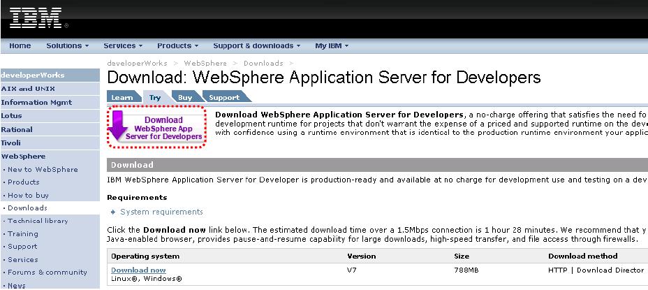 WebSphere 설치 본장에서는 WebSphere 를다운로드받고설치하는과정과 WebSphere 의디렉토리구조에대하여기술하고, WebSphere 를구동하고종료하는방법에대하여기술한다.