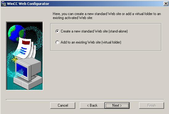문서 4.2 DataMonitor 시스템구성 절차 1. WinCC 익스플로러의탐색창에서 "WebNavigator" 를선택한다. 바로가기메뉴에서 "Web Configurator" 명령을클릭한다.