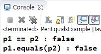 Java 자바야놀자 hashcode() 메서드를객체동등비교에사용합니다. hashcode() 메서드는리턴한해 시코드값이다르면두객체는다름을보장하도록구현하면됩니다. 객체동등을위해 hashcode() 메서드와 equals() 메서드를재정의하는것은어렵지 않습니다. 아이디와색상정보를갖는펜클래스를정의해예를들겠습니다. 펜클래스는아래와같이작성할수있습니다. Pen.
