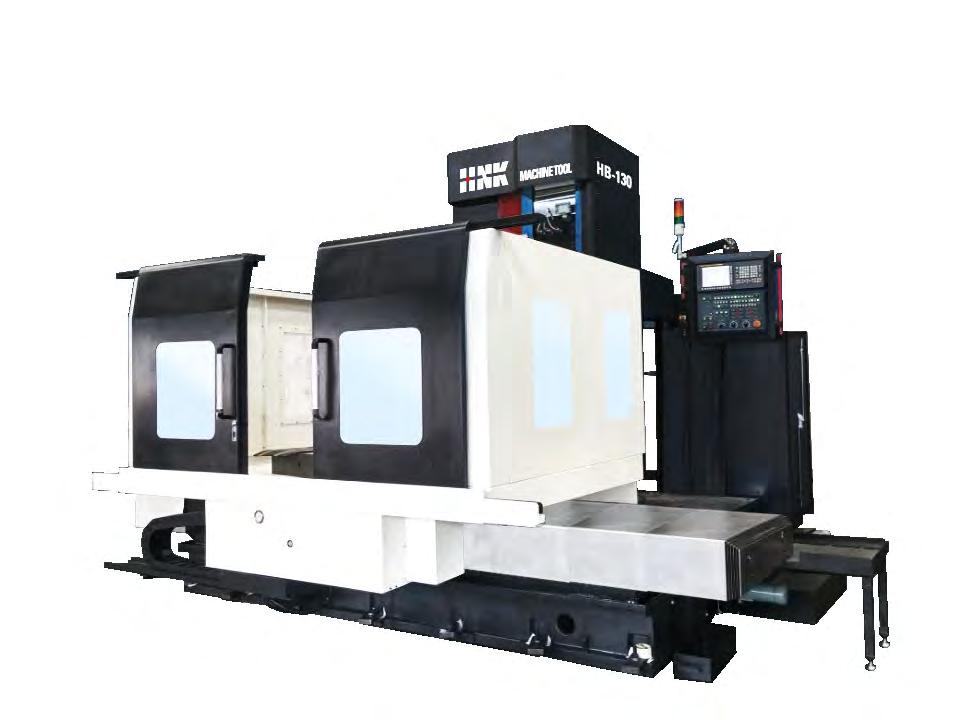 Rotary Table Size HB-130 Φ130 mm (5.1ʺ) 3,000 mm (118.1ʺ) 2,300 mm (90.6ʺ) 1,600 mm (63.