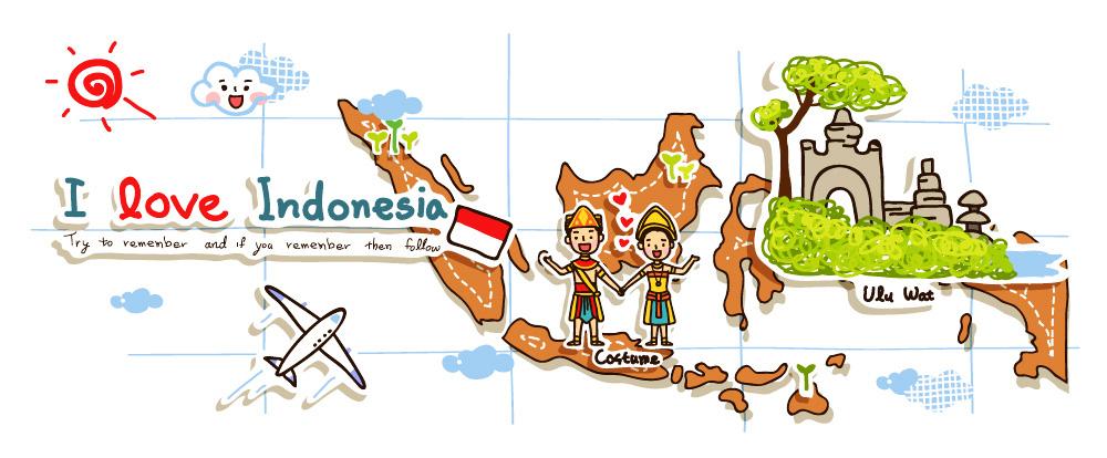 Indonesia 면적 : 1,904,569km2 (