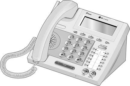 4.1.2 IP 전화기 다음과같이 LDP-6000 시리즈디지털키폰전화기와유사한형태로다양한종류의 IP