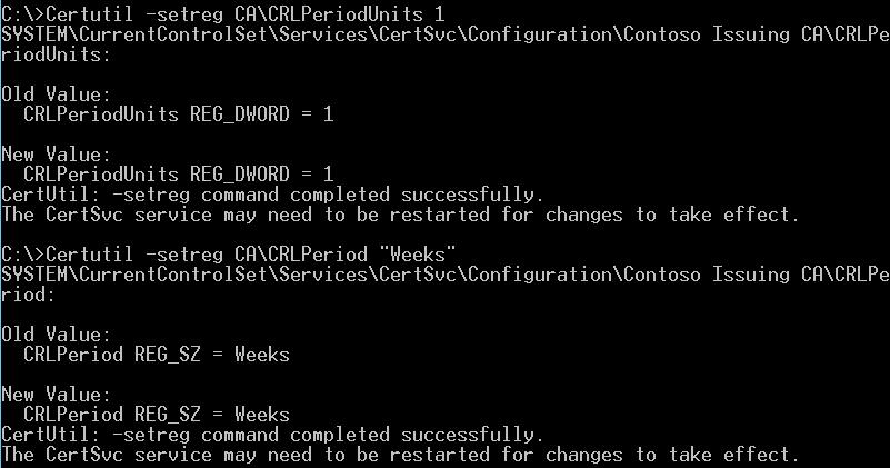 Exercise 5: Subordinate Issuing CA 에서설치후속구성 (on CA02) 1. CA02.CONTOSO.com 서버에도메인관리자계정 (CONTOSO\Administrator) 으로로그인합니다. 2. Command Prompt을수행합니다. 3.
