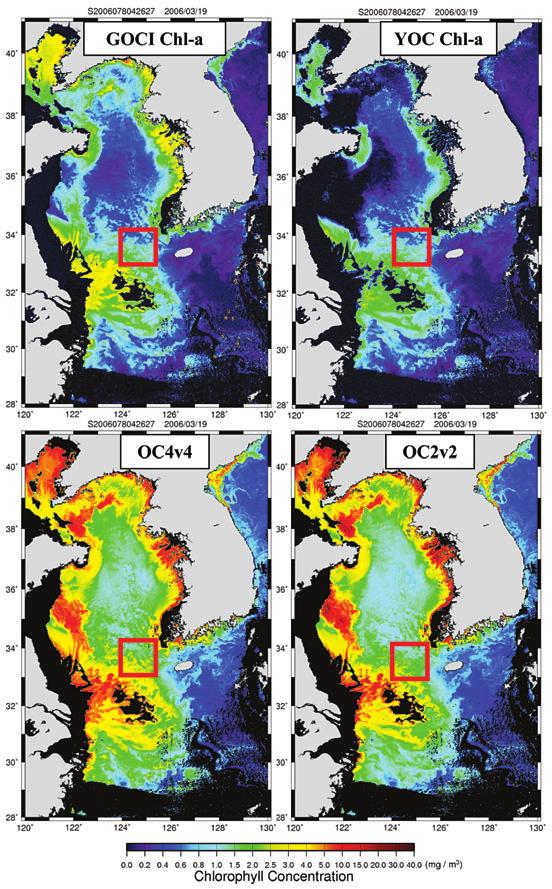 Development of Ocean Environmental Algorithms for Geostationary Ocean Color Imager (GOCI) Fig. 4.