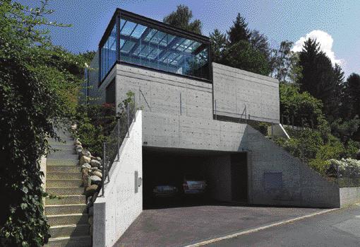 Architect of the Month Davide Macullo Location Comano, Switzerland Function House Site area 8m Bldg.