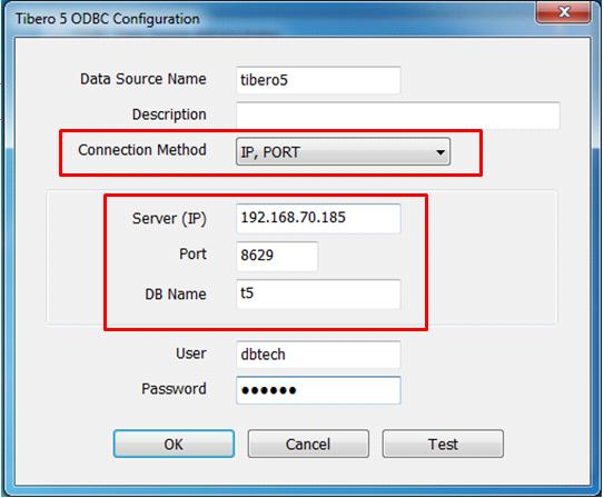 4] ODBC 데이스소스추가 접속방법은 IP, PORT 방식또는 SID 방식이있다.