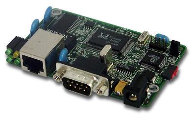HD1320E 32 KB SRAM Ethernet Controller Microprocessor UART Status LEDS Power Collision Rx Tx RJ-45