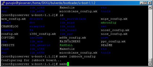 부트로더에설정파일추가하기 u-boot 를사용하기위해서는 u-boot 와 u-boot 를컴파일하기위한크로스컴파일러패키지 ELDK 를준비해야한다. ELDK 에대한자세한사항은 http://www.denx.de/wiki/dulg/eldk 를참조한다. u-boot : http://sourceforge.
