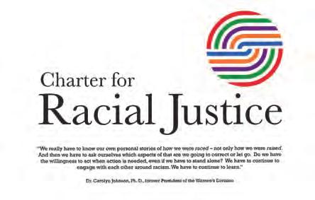 Charter for Racial Justice English (M5184) Spanish (M5185) Korean (M5186) Free for shipping and handling Updated and adopted by the Women s Division in 1978 and subsequently