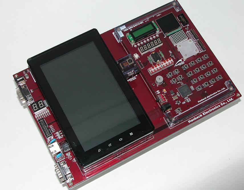M3 모듈에장착되어있는 Tedxt LCD 장치를제어하는 App 을개발 TextLCD 는영문자와숫자일본어, 특수문자를표현하는데사용되는디바이스 HBE-SM5-S4210 의