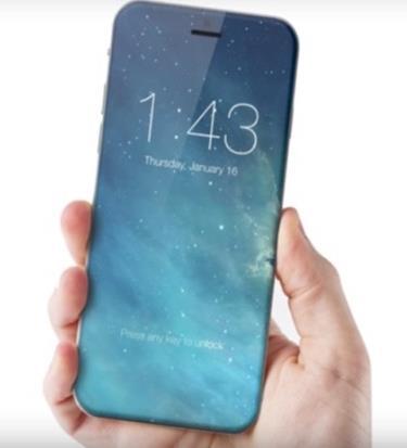 Flexible OLED, 소구점은 Full Screen, Form Factor 갤럭시 S8, 아이폰 8 의핵심컨셉트는 Full Screen 삼성전자에이어 Apple 도디스플레이전략을 Flexible OLED 로전환 - 소형