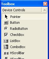 디바이스컨트롤 Windows Forms 디자이너 Drag &