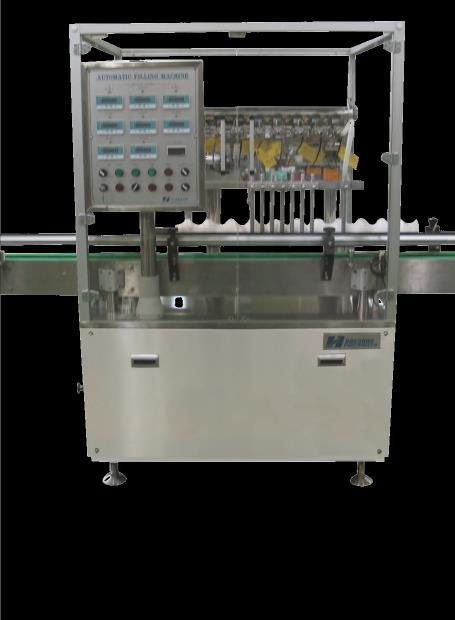 4. 내용액제자동화설비 충전공정 Liquid Filling Machine ( 액상충전기 ) DLF 주요제품특징 대용량충전에적합한폭넓은충전범위 (100~1000ml) Flow Meter Type 으로정확한충전 용량 :