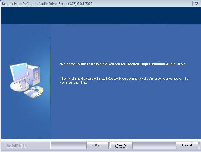 제공된 System Software DVD의 \Driver\ABP-C1\Windows7_32bit\Audio 폴더를선택하면 < 그림4-5> 과같은파일들이표시된다. < 그림 4-5> 의 Setup.