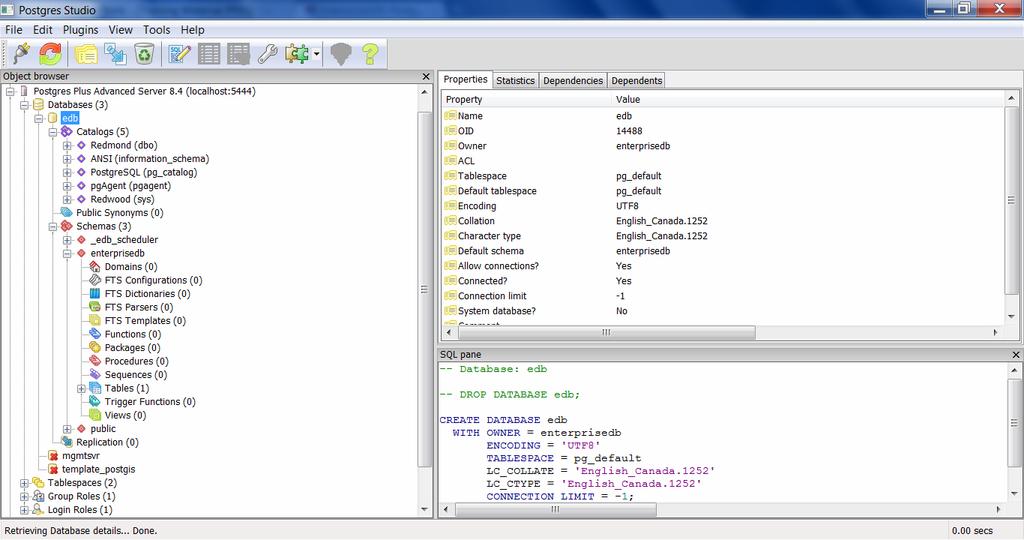 PostgreSQL GUI Tools Postgres Studio 관리및개발콘솔 DB 스키마,