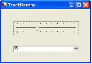 private void trackbar1_scroll(object sender, EventArgs e) { numericupdown1.value = trackbar1.