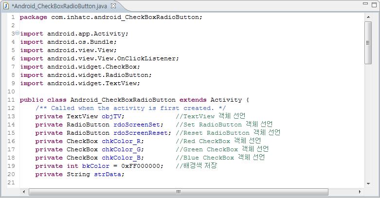 CheckBox/RadioButton 구현