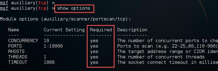 3.2 실습 2 MYSQL 취약점을가지고공격을한다. 실습을위해서구성한환경이므로알고있는정보는그냥사용할것이다. 그림 13 portscan - 어떤대상이있는지확인해보기위해서 SCANNER 를사용한다. 그중 tcp 관련스캐너를사용한다.