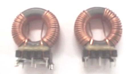 DC-DC 컨버터 choke coil - 최대사용전류가 35A 까지가능하며, 대부분의 누설자속을제거