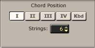 Chord Mode 코드모드 이모드에서는리얼기타가자동으로현재 Main Zone 에서연주되고있는코드를인식합니다.( 으뜸음과코드의이름이검은정보창에나타납니다.) 그것을이용해서그코드가기타로어떻게연주되어야하는지현재선택된코드포지션 (Chord Position) 과카포의위치를같이고려해서찾아냅니다. 그리고는마지막으로 다운 주법으로코드를연주하게됩니다.