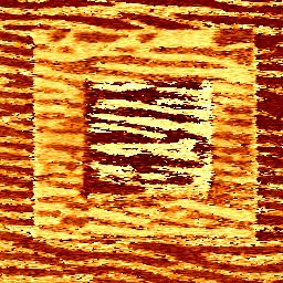 polarization is vertically squeezed. Thus, by using the PFM, we can clearly image the ferroelectric domains. Figure 2.