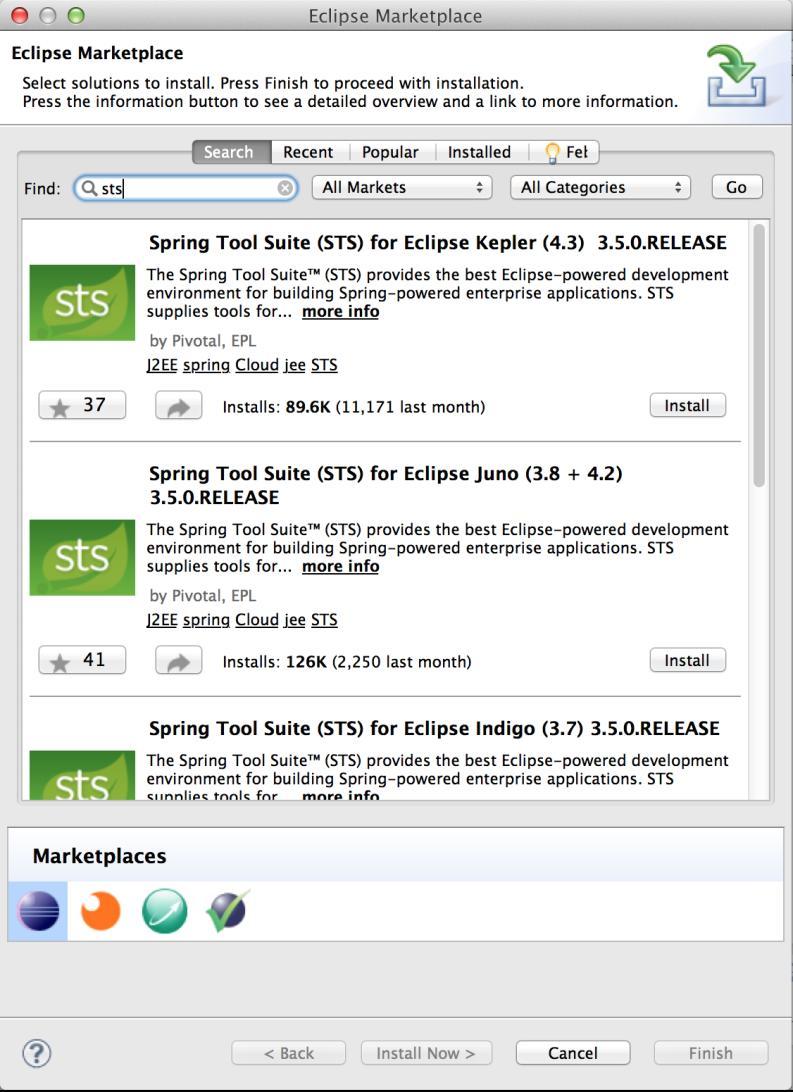 STS Spring Tool Suite