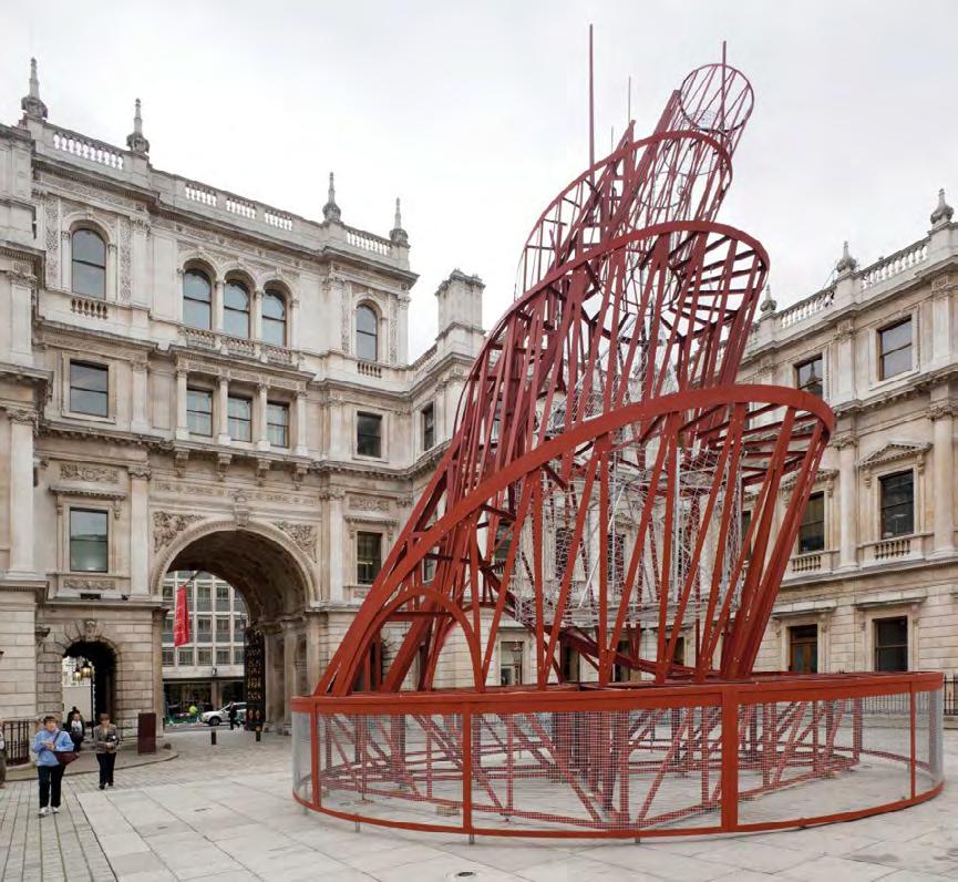 Tatlin s Tower at the courtyard of the Royal Academy of Arts in
