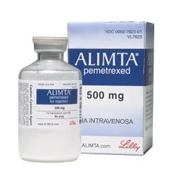 Antimetabolite Pemetrexed (Alimta ) Mutitargeted antifolate TS, DHFR, GARFT Co-medication 부작용을줄이기위해투여 (rash, myelosuppression) Folate