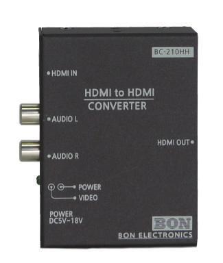 Converter HDMI 입력오디오대신외부오디오를합성하여 HDMI로출력가능합니다.