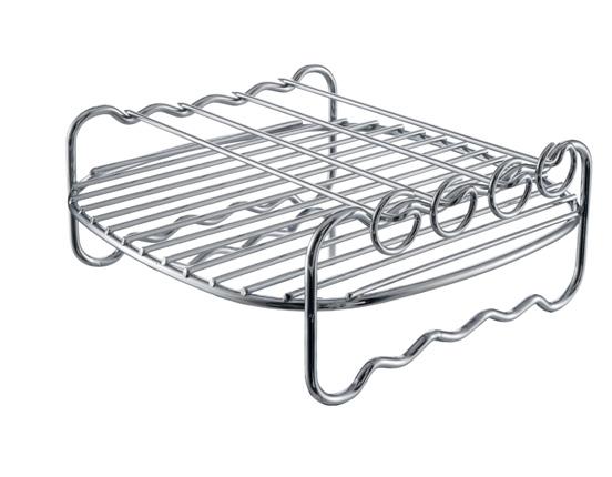 Double-layer rack to maximize cooking