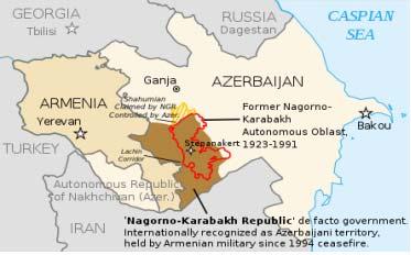 남카프카스지역의갈등구조와개입 확산지정학 77 1988년아르메니아는역사적 [ 그림 ] 나고르노카라바흐 (Nagorno Karabakh) 의위치으로아르메니아인들이다수를점하고살아온나고르노-카라바흐지역을아르메니아에편입시키거나독립국가로서의주권을인정해줄것을주장하기시작했다.