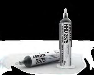 22 Adhesives and Sealants for Handheld Devices and Displays Adhesives and Sealants for Handheld Devices and Displays 23 PUR Hotmelt Adhesives NEW Loctite 3573 Hotmelt Adhesives Loctite HHD 3575