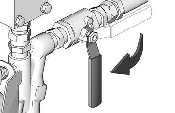 5. 공급펌프연결 a. 성분 A 및 B 공급드럼에공급펌프 (K) 를설치합니다. 그림 1 및그림 2(15 및 16 페이지 ) 를참조하십시오.