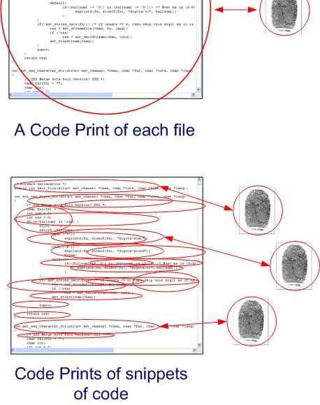콤포넌트들은 Code Prints 로서저장됨