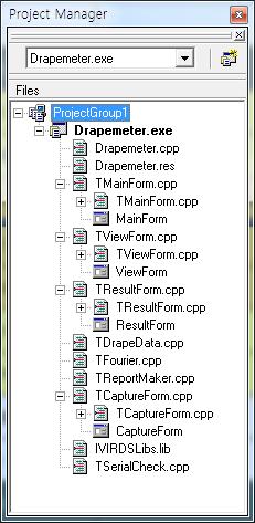 메뉴로프로젝트를저장 파일저장시 C++ Builder project 를저장하는폴더를따로만드는것이바람직함 목표로하는실행파일 (exe)