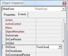form 의속성을바꿀수있다 Caption SDI Application Test Name MainForm WindowState