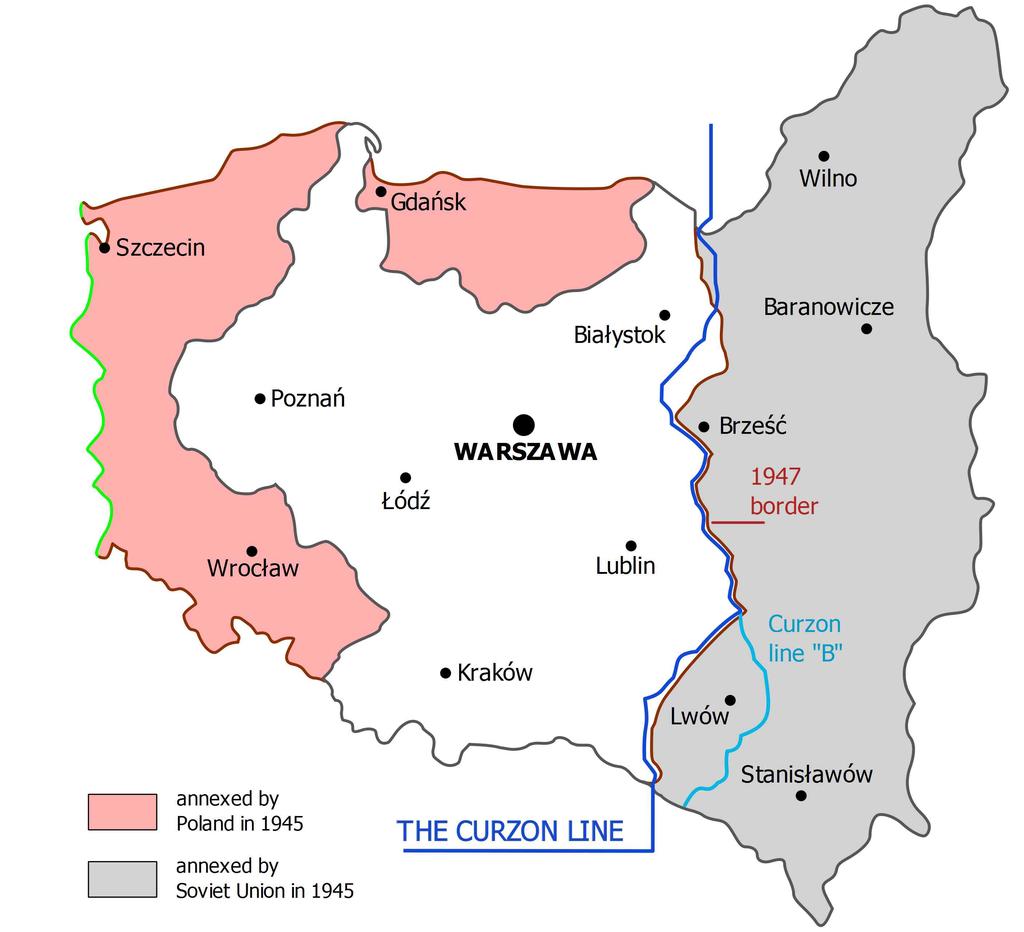 2. 커즌선 Curzon Line, Wikipedia, last modified 12