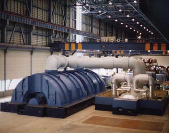 USC Steam Turbine GE Key Technical Features Gross power output Net plant efficiency Main steam conditions LP turbine -