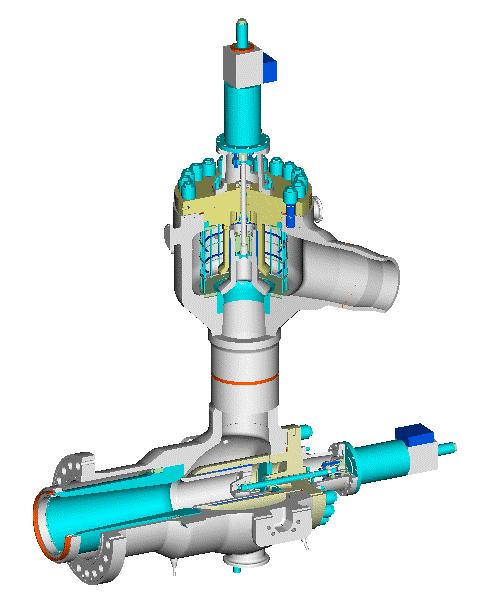 The primary function of control valves is to regulate the steam flow to the turbine and