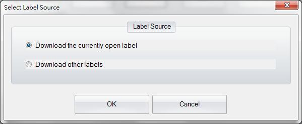 5.7.3 라벨 Format 다운로드 아이콘을클릭하면 개체다운로드 창이나타납니다. 아이콘을클릭하면 Select Label Source 창이나타납니다.