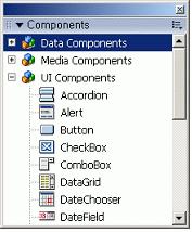 UI Components 란플래시 5 의스마트가이드의기능과비슷한기능으로웹에서많이쓰이는 CheckBox, ComboBox, ListBox, PushButton, RadioButton, ScrollBar, ScrollPane
