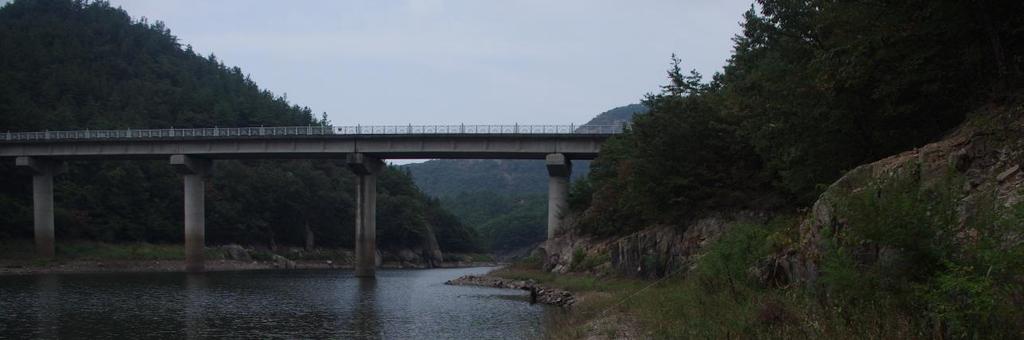 있으며, 호소 내로 유입되는 계류가 많고